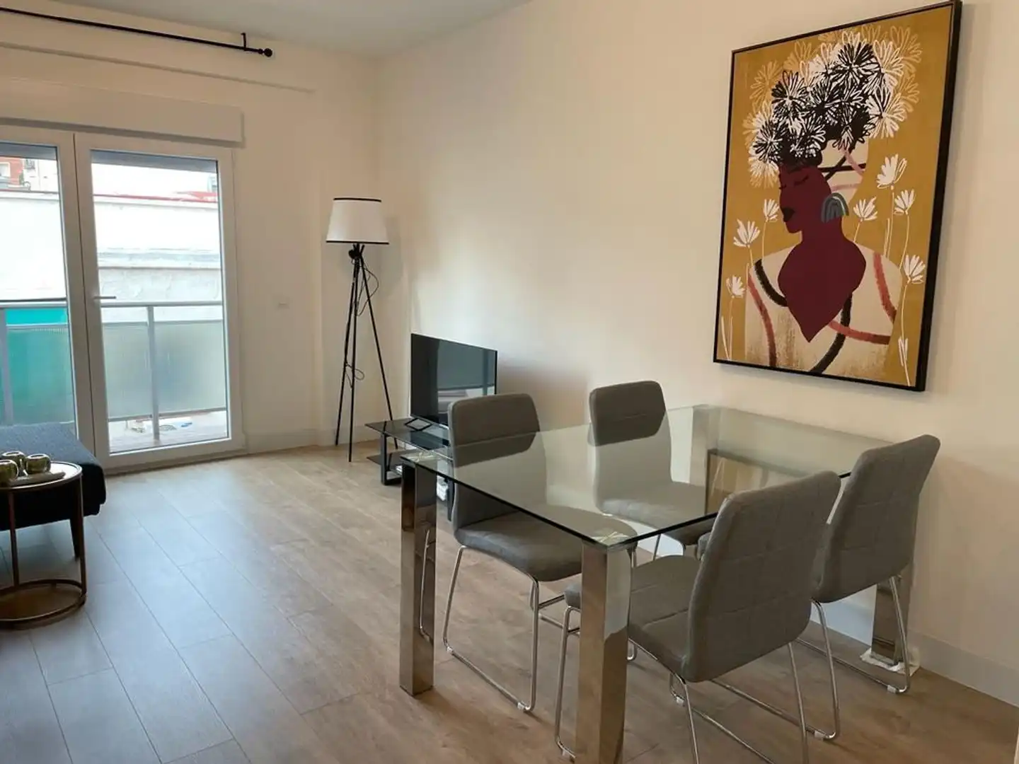 Comedor de Piso de alquiler en Madrid con Aire acondicionado, Calefacción y Terraza