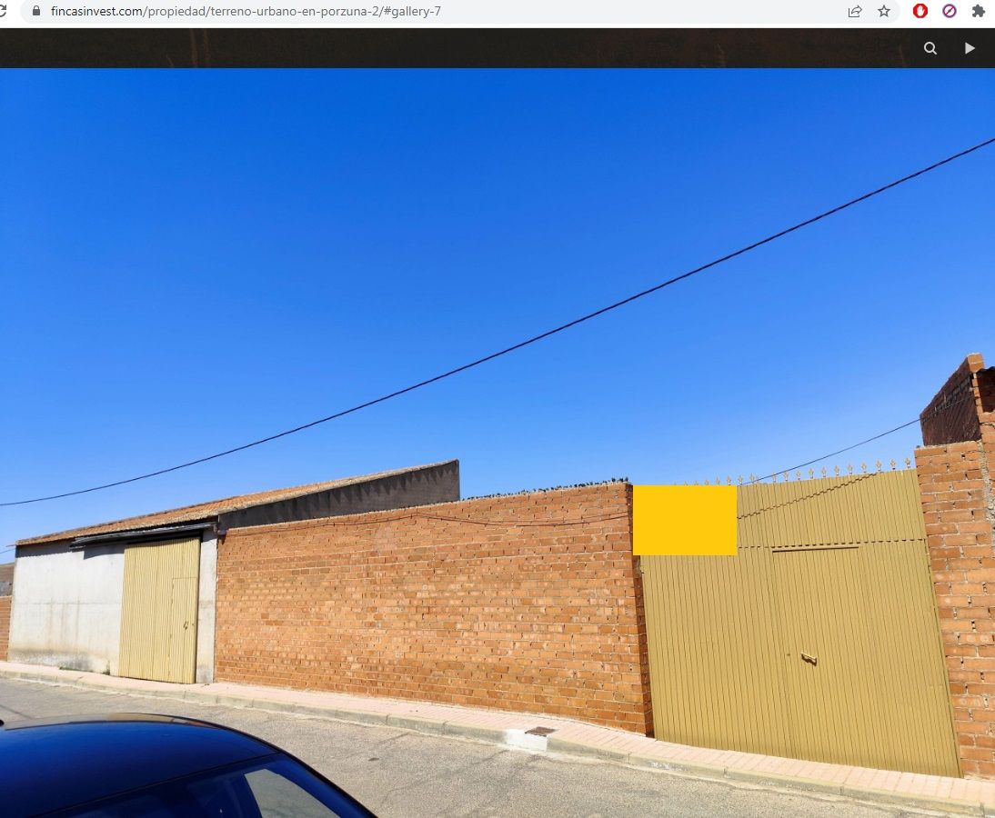 Exterior view of Industrial land for sale in Porzuna