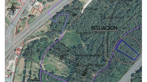 SE VENDE TERRENO RUSTICO EN LG. CRUCES, ESCLAVITUD,  PADRON, LA CORUÑA