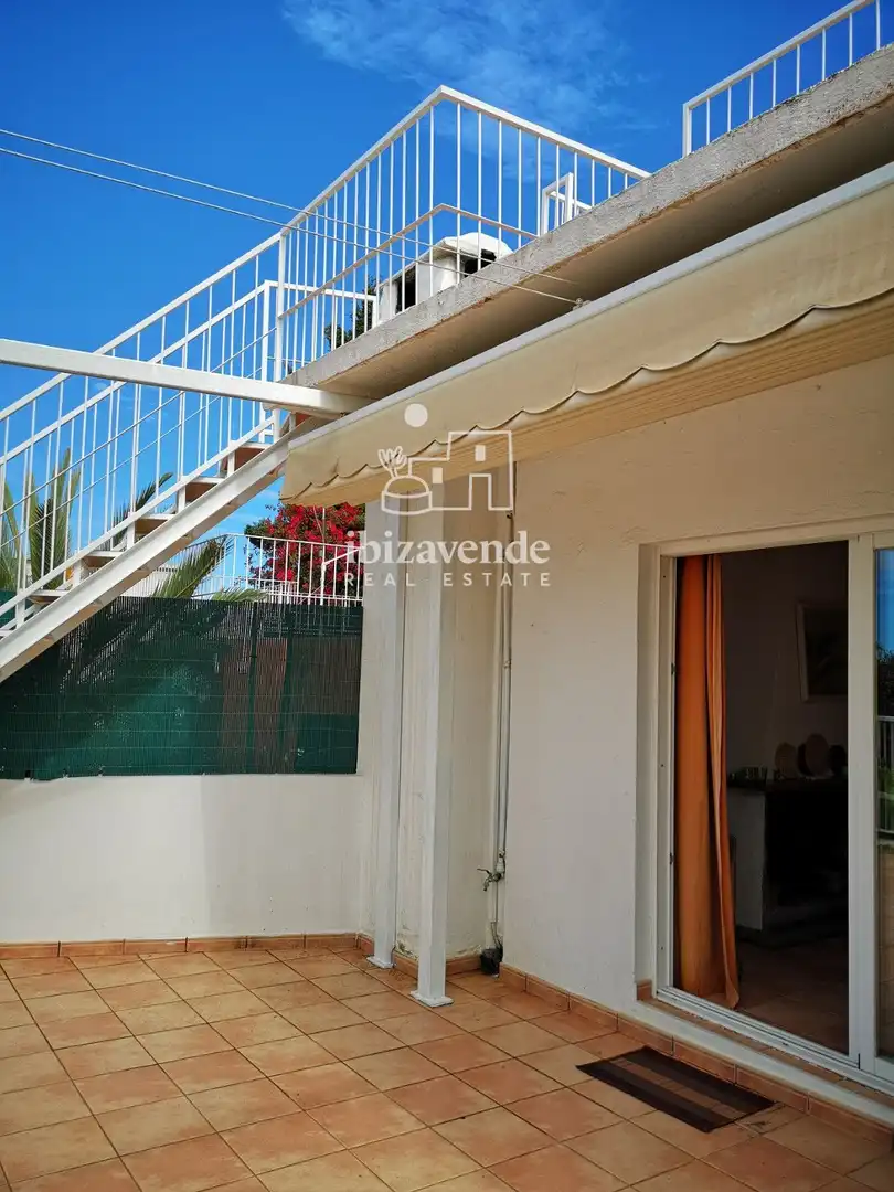 Außenansicht von Wohnung zur Miete in Eivissa mit Klimaanlage, Terrasse und Möbliert
