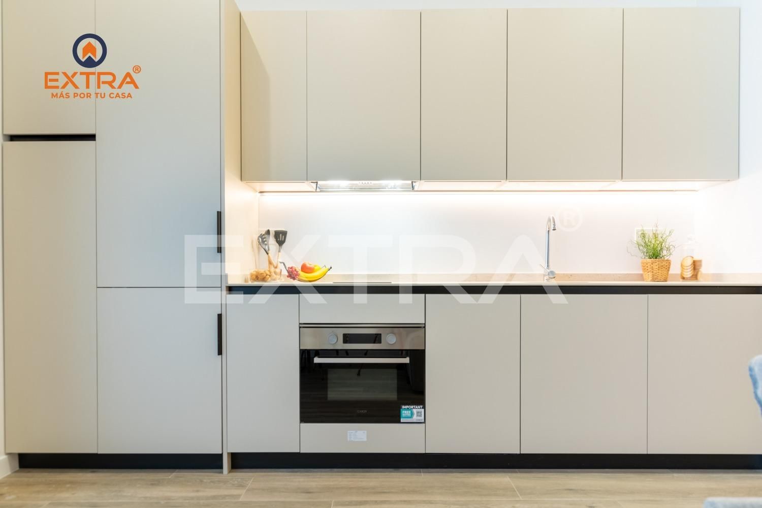 Kitchen of Apartment for sale in  Madrid Capital  with Heating