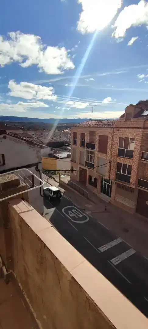 Vista exterior de Casa adosada en venta en Quel con Trastero, Amueblado y Horno
