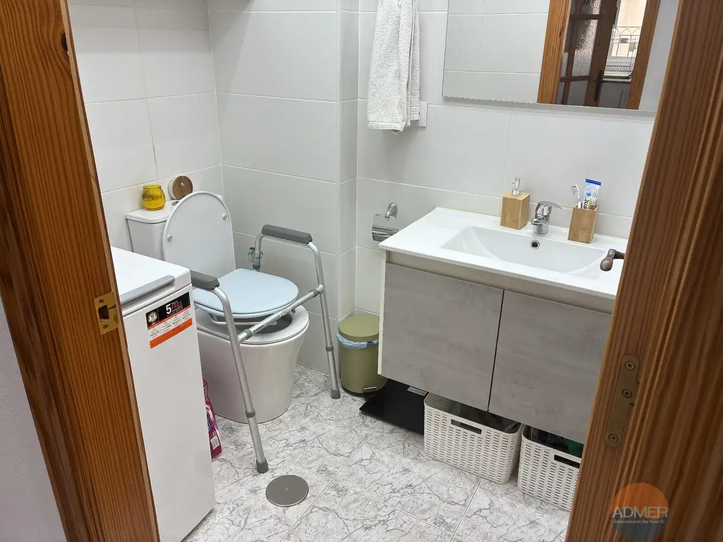 Bathroom of Flat for sale in San Javier  with Air Conditioner, Storage room and Furnished