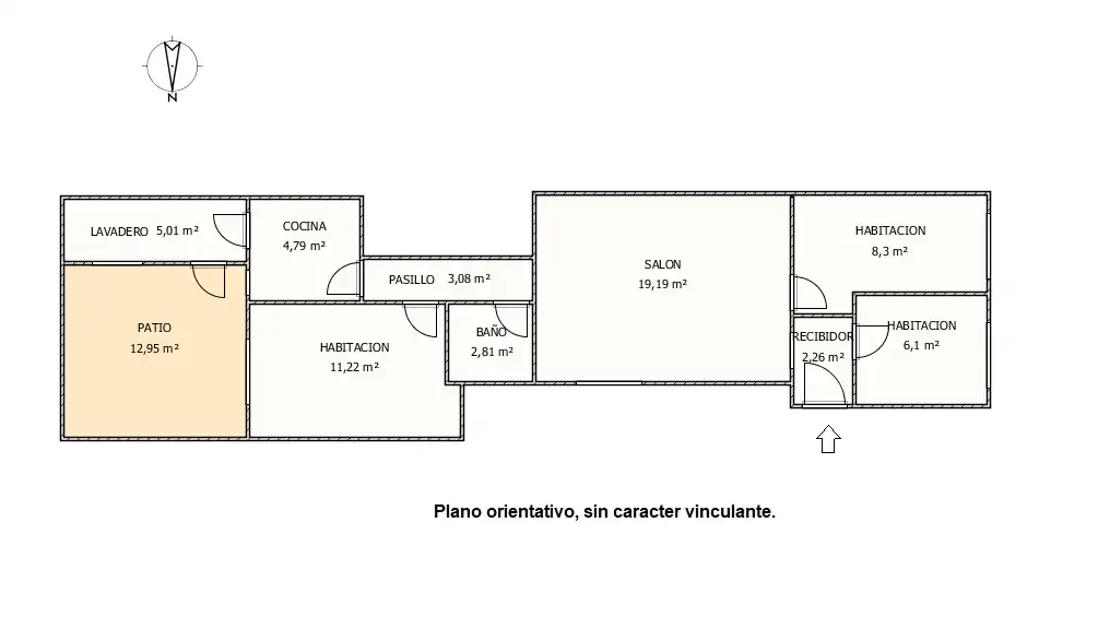 Planta baja en venta en Cartagena con Parquet y Amueblado