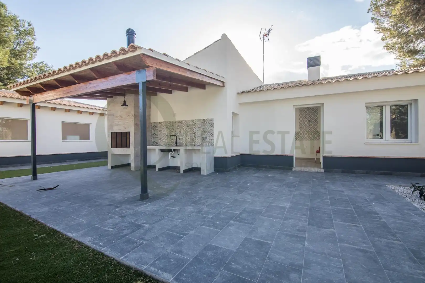 Terraza de Casa o chalet en venta en Mutxamel con Calefacción, Jardín privado y Terraza