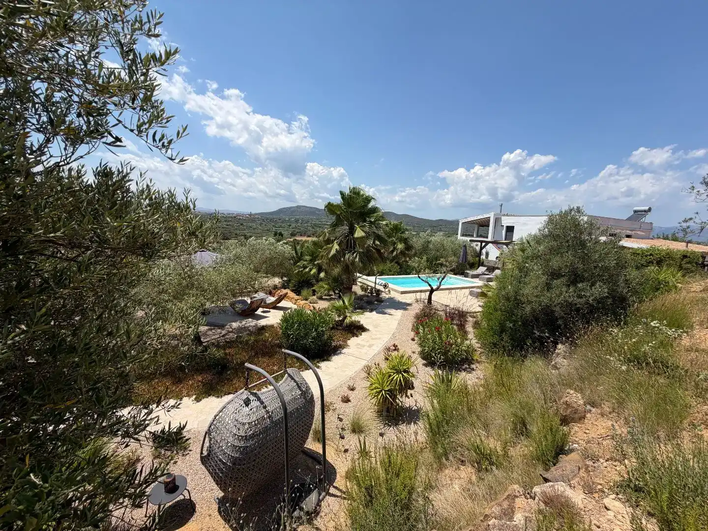 Jardí de Finca rústica en venda en Traiguera amb Jardí privat, Piscina i Moblat
