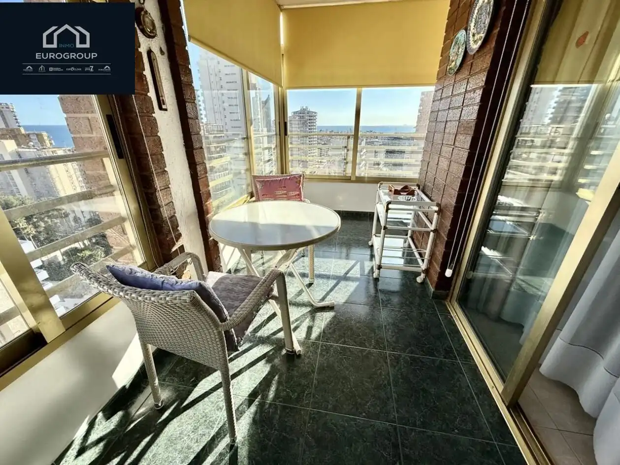 Balcony of Apartments for rent in Benidorm  with Air Conditioner, Heating and Furnished