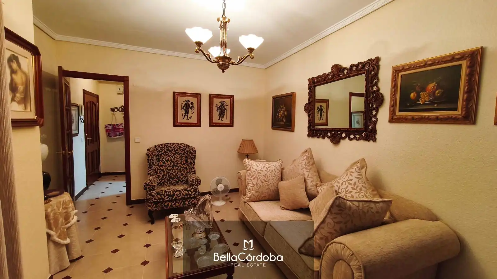 Living room of Flat for sale in Córdoba  with Storage room and Furnished