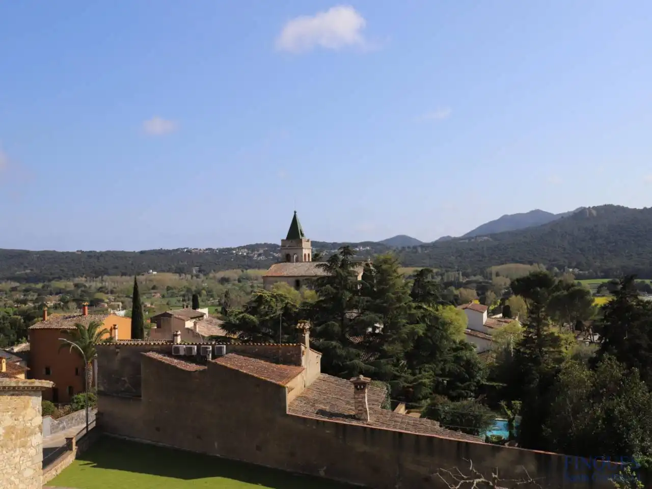 Vista exterior de Casa o chalet en venta en Santa Cristina d'Aro con Aire acondicionado, Calefacción y Jardín privado