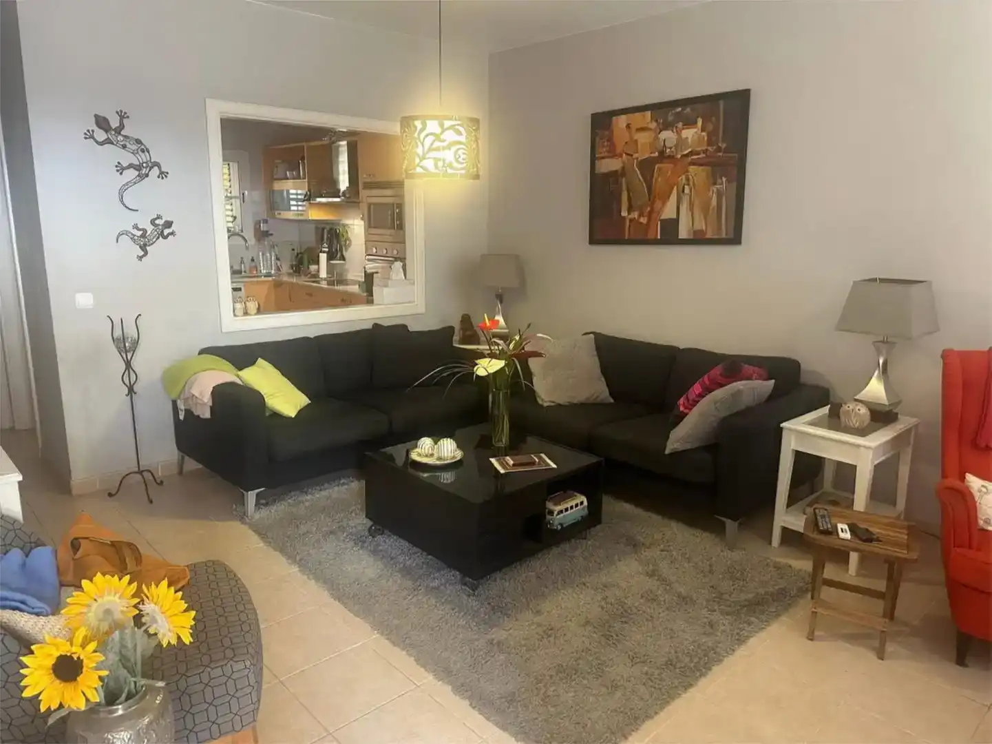 Sala d'estar de Pis en venda en San Bartolomé de Tirajana