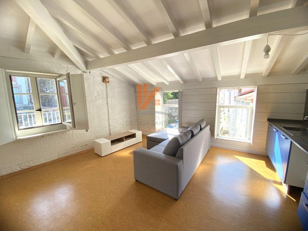 Sala de estar de Apartamento de alquiler en Santiago de Compostela 