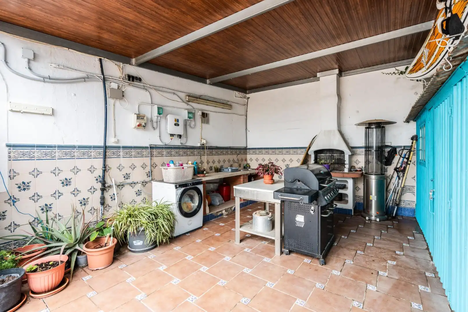 Kitchen of Houses for sale in Chiclana de la Frontera  with Air Conditioner, Heating and Private garden