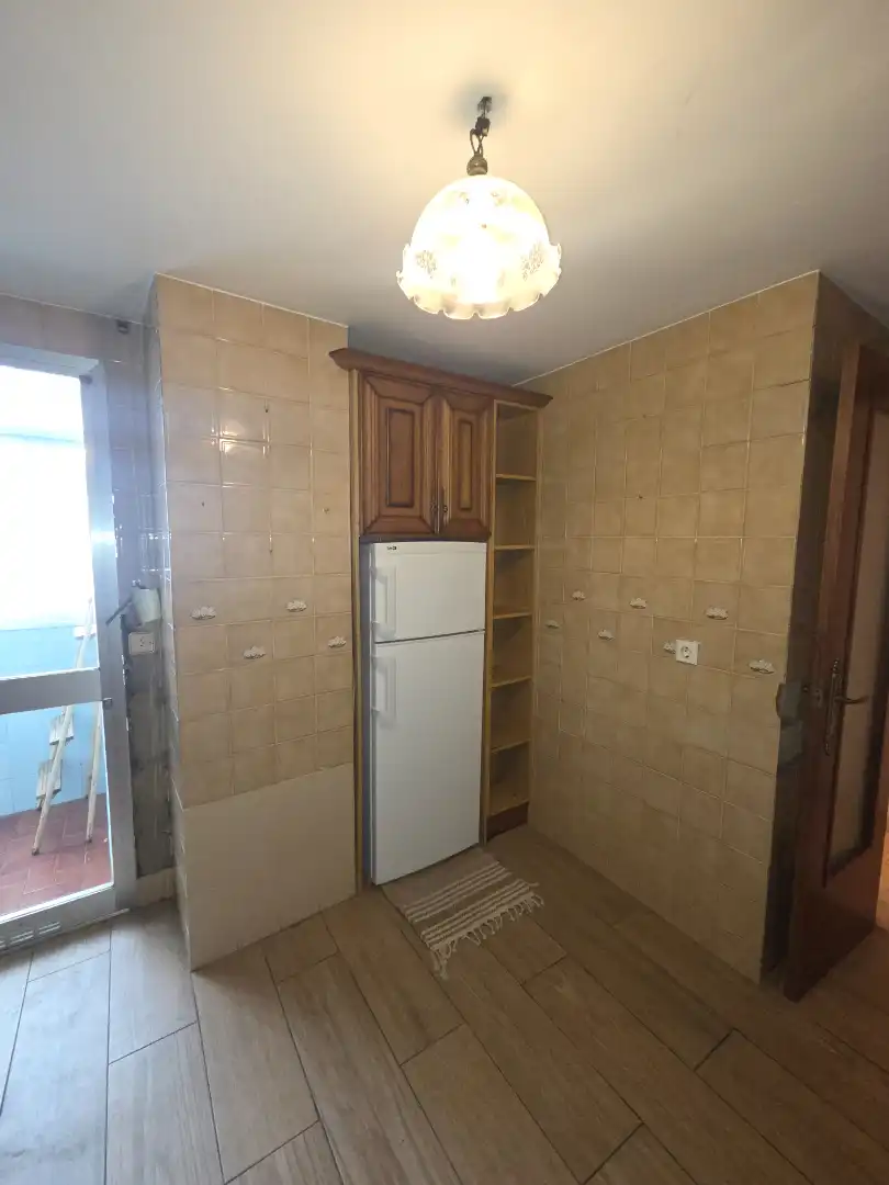 Kitchen of Flat for rent in Badajoz  with Air Conditioner, Terrace and Furnished