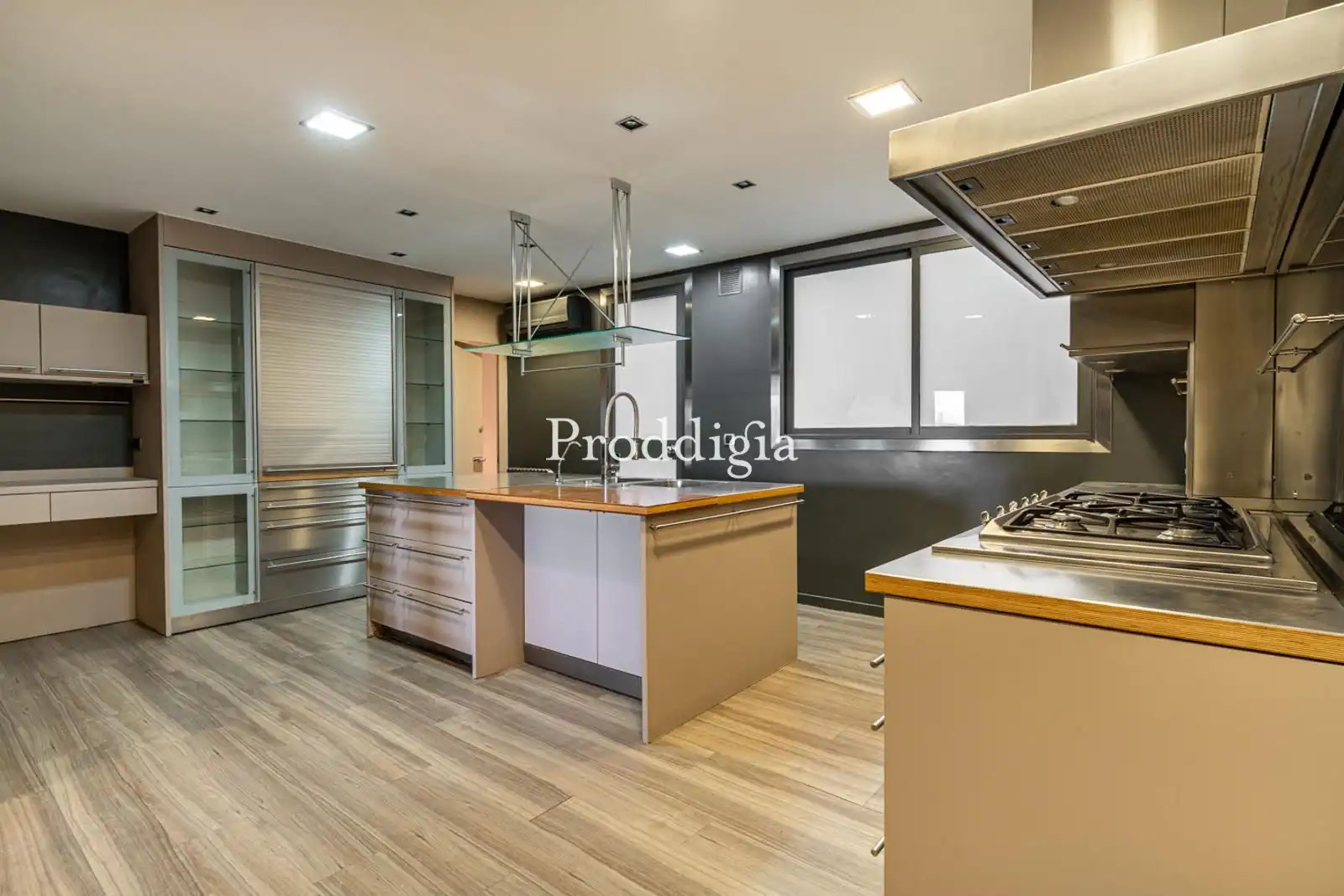 Kitchen of Flat for rent in Barcelona  with Air Conditioner, Heating and Terrace