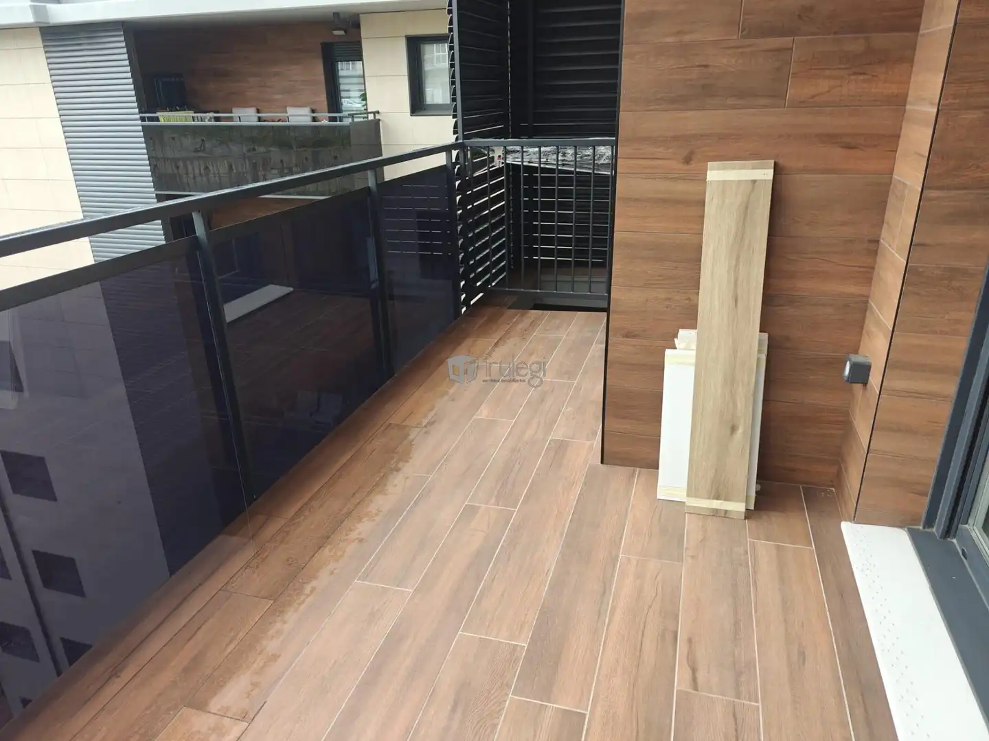 Terraza de Piso de alquiler en Andoain con Calefacción y Amueblado