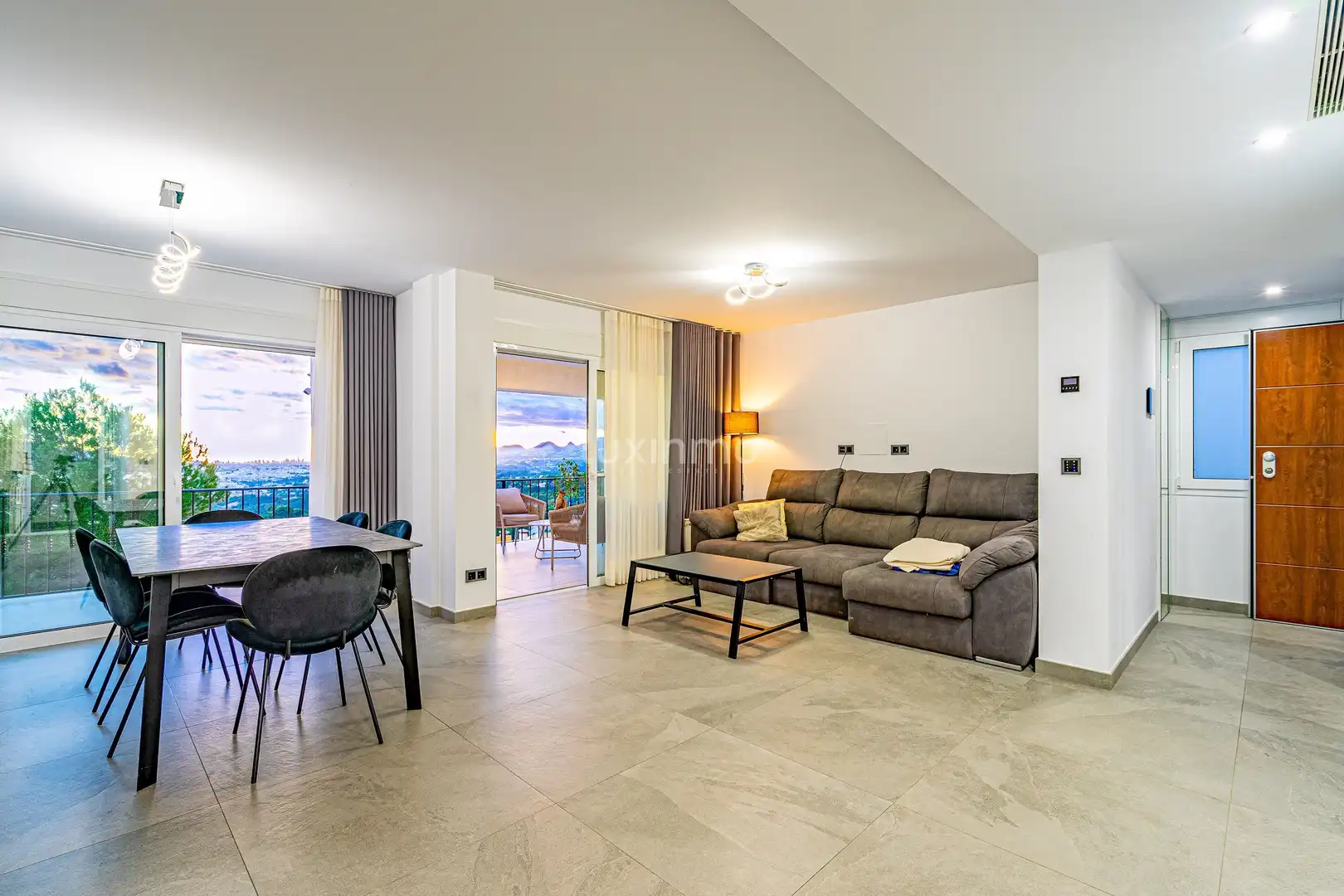 Wohnzimmer von Country house zum Verkauf in Altea mit Klimaanlage, Heizung und Terrasse