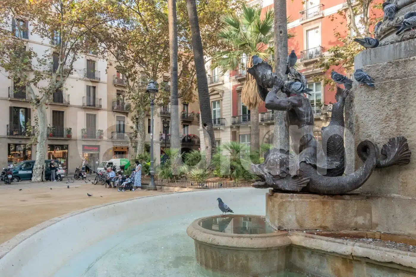 Außenansicht von Wohnung zum Verkauf in Barcelona mit Klimaanlage und Terrasse