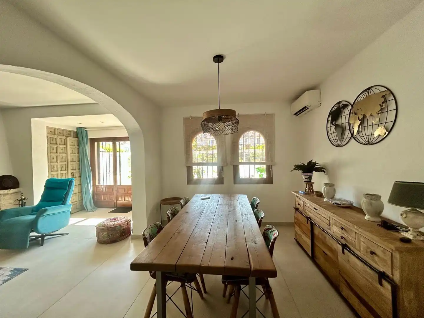 Comedor de Casa o chalet en venta en L'Alfàs del Pi con Aire acondicionado, Jardín privado y Terraza