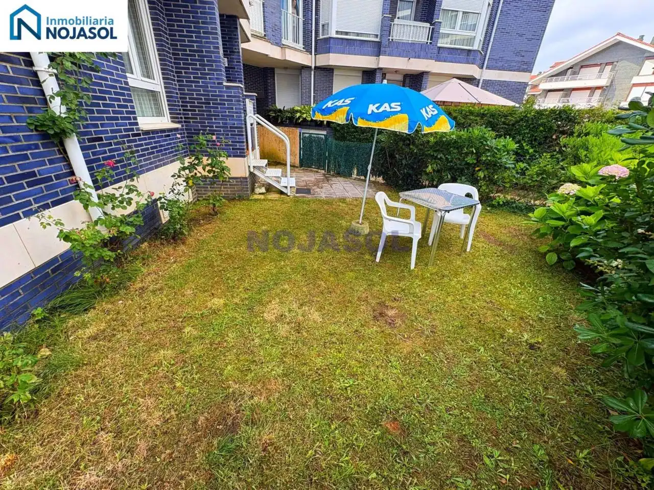 Jardín de Apartamento de alquiler en Noja con Calefacción, Jardín privado y Terraza