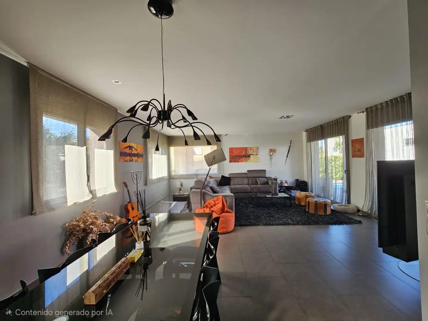 Sala d'estar de Casa o xalet en venda en Vilablareix amb Aire condicionat i Calefacció