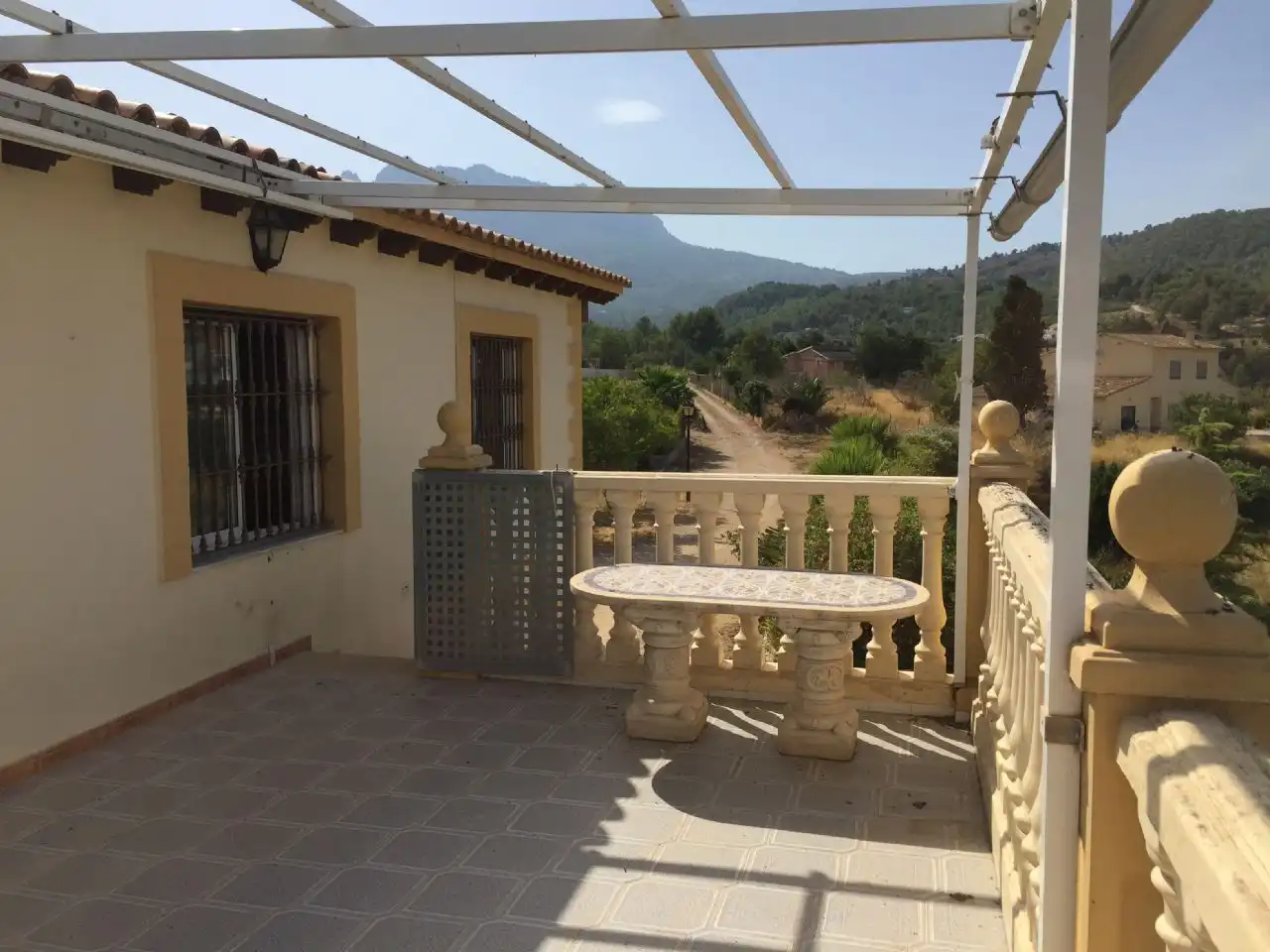 Terraza de Casa o chalet en venta en Polop con Aire acondicionado, Jardín privado y Terraza
