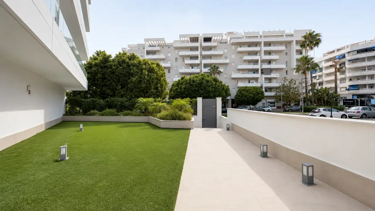 Terraza de Apartamento de alquiler en Marbella con Aire acondicionado, Calefacción y Terraza