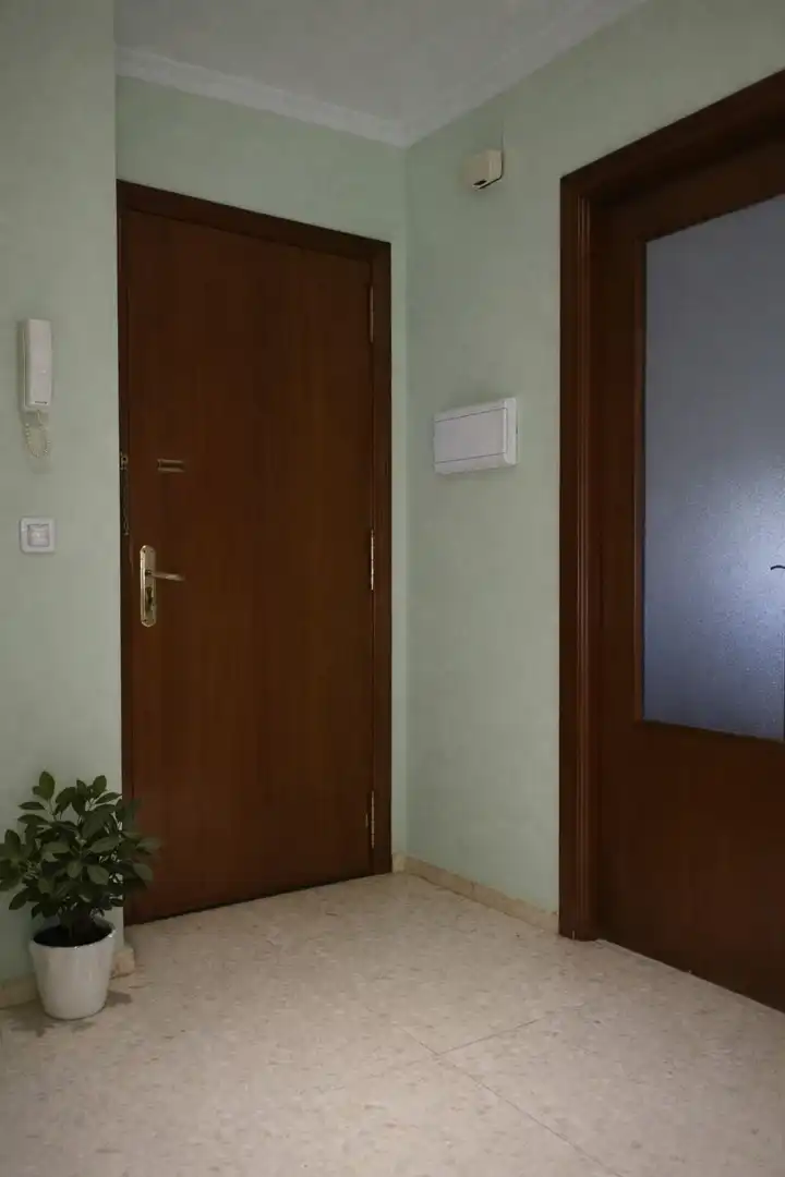 Bedroom of Flat for sale in Fuente de Cantos  with Air Conditioner, Furnished and Balcony