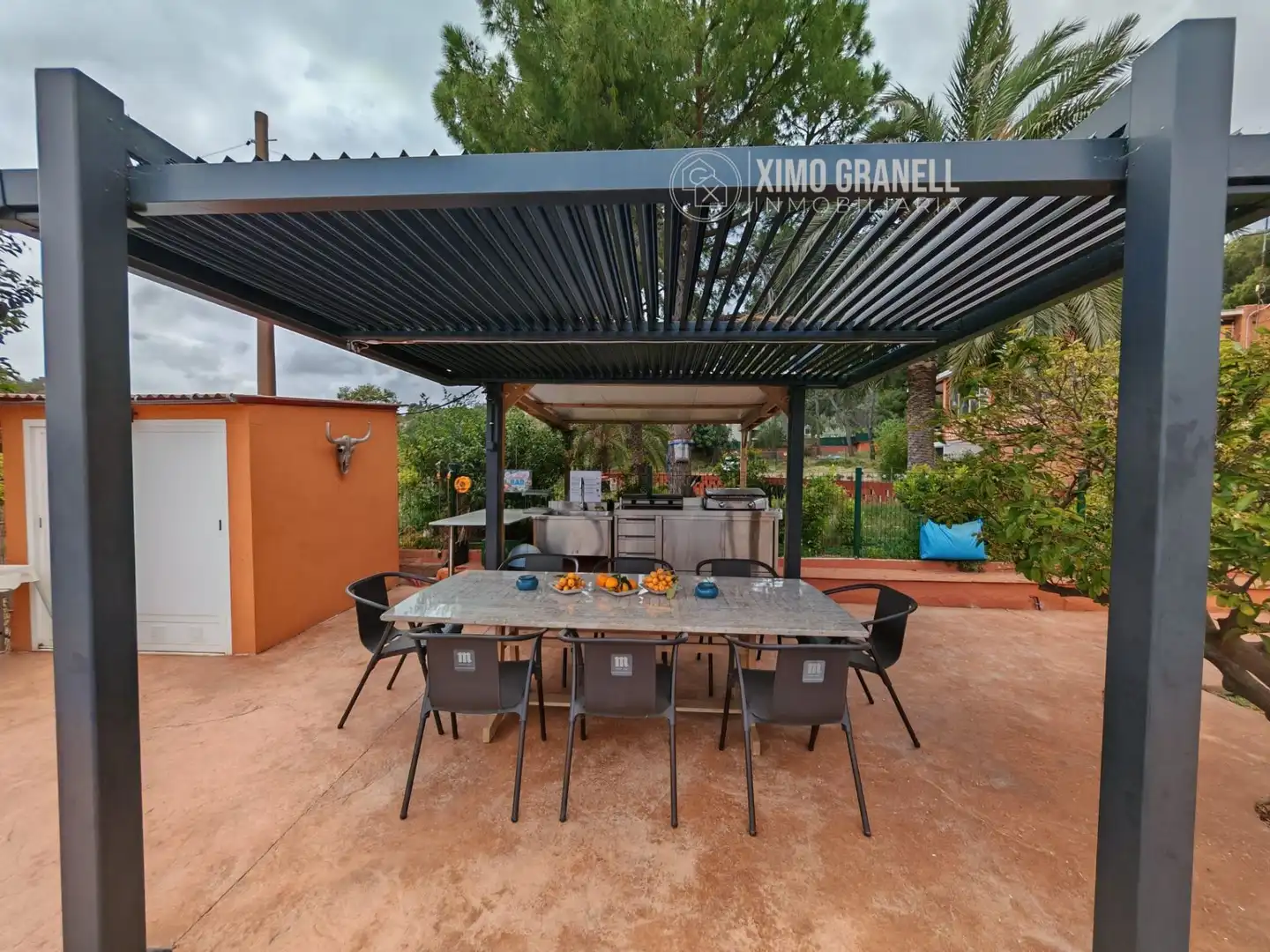 Terrasse von Country house zum Verkauf in Sagunto / Sagunt mit Klimaanlage, Heizung und Privatgarten