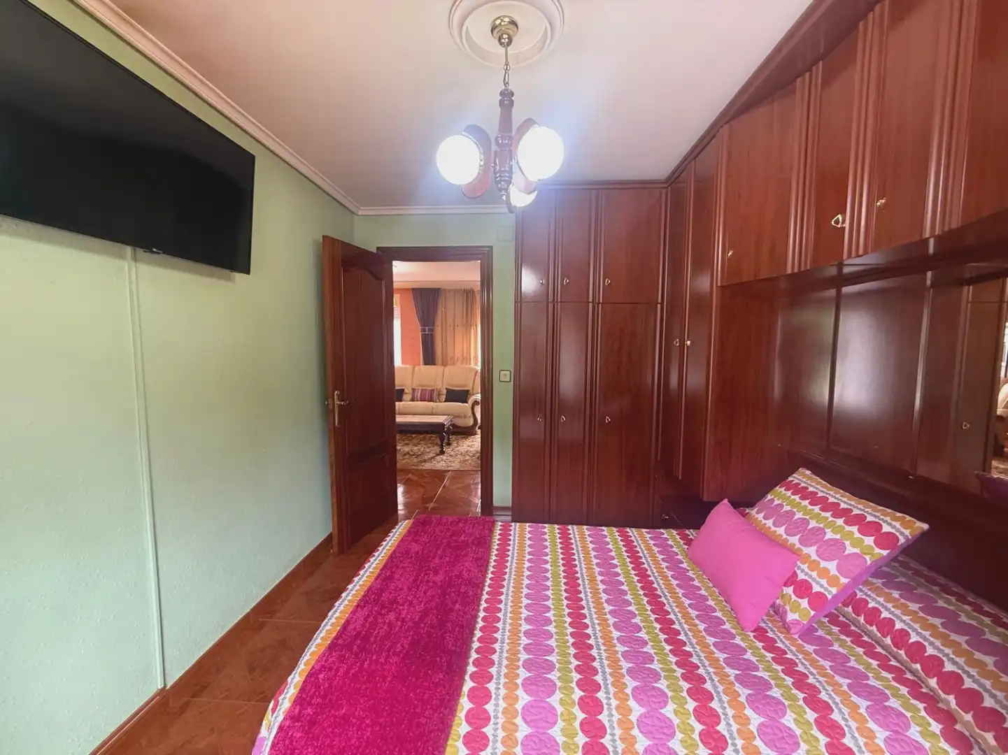 Bedroom of Flat for sale in Avilés  with Private garden, Parquet flooring and Furnished