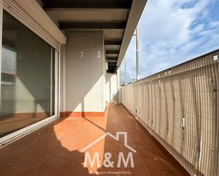 Balcony of Flat to rent in Castelldefels  with Parquet flooring and Terrace