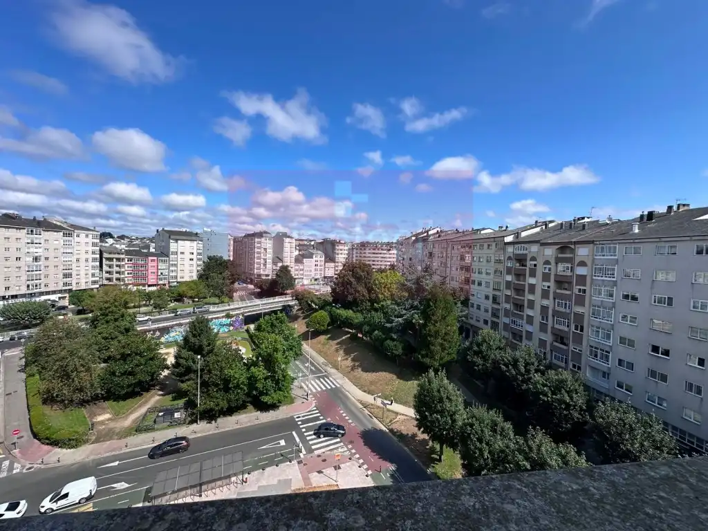 Vista exterior de Piso en venta en Lugo