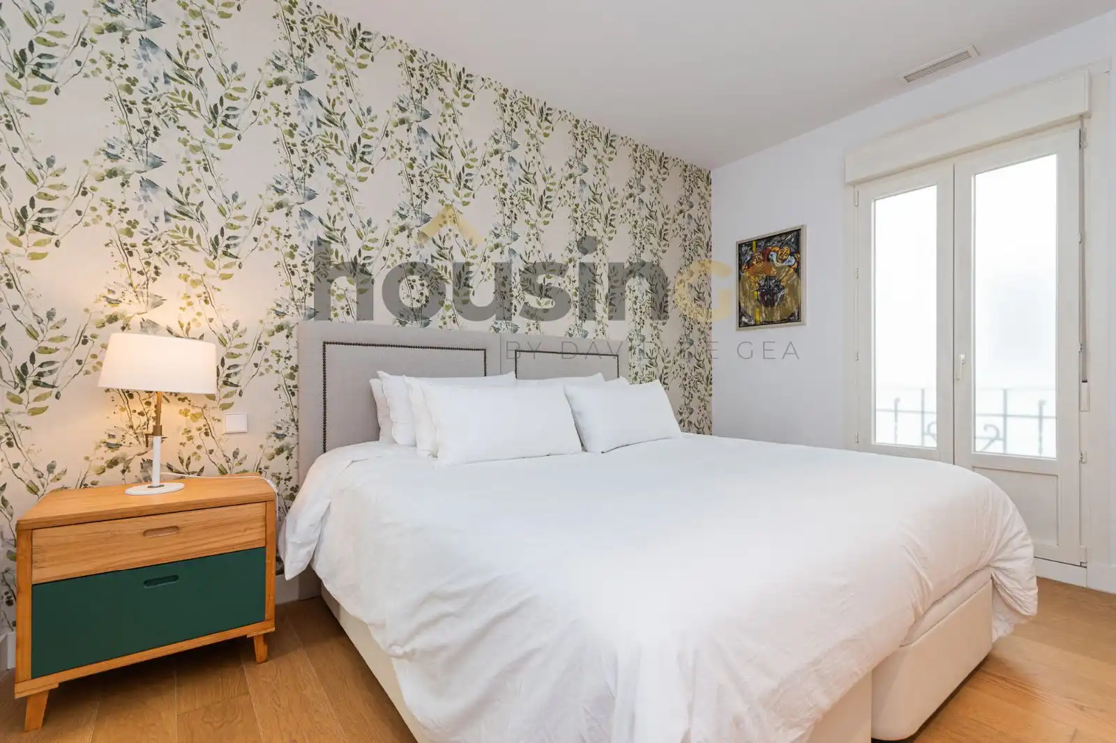 Schlafzimmer von Wohnung zur Miete in Madrid mit Klimaanlage, Heizung und Abstellraum