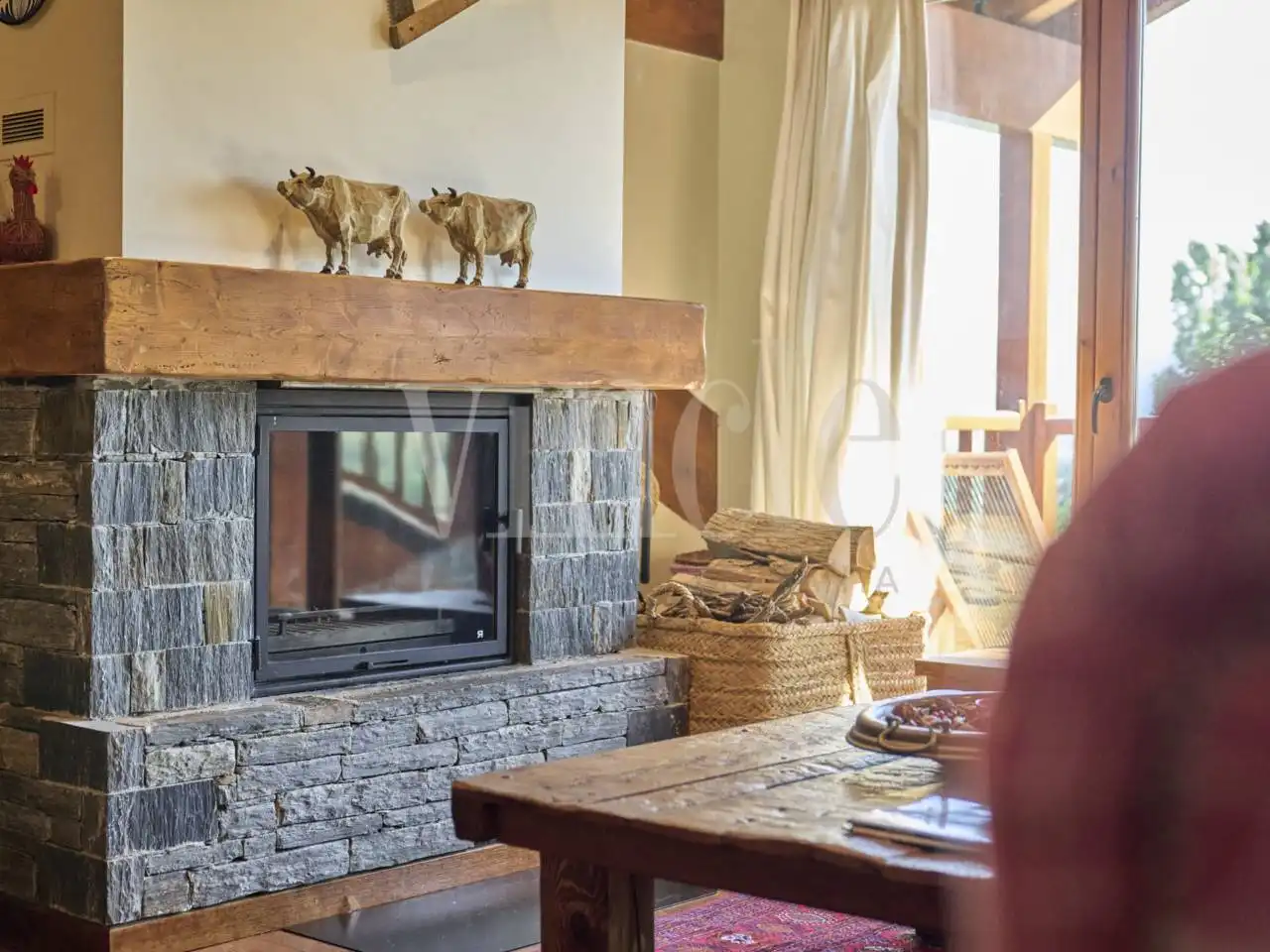 Living room of Duplexes for sale in Puigcerdà  with Heating, Parquet flooring and Terrace