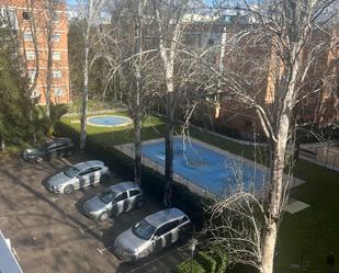 Parking of Flat to rent in  Madrid Capital  with Heating, Parquet flooring and Terrace