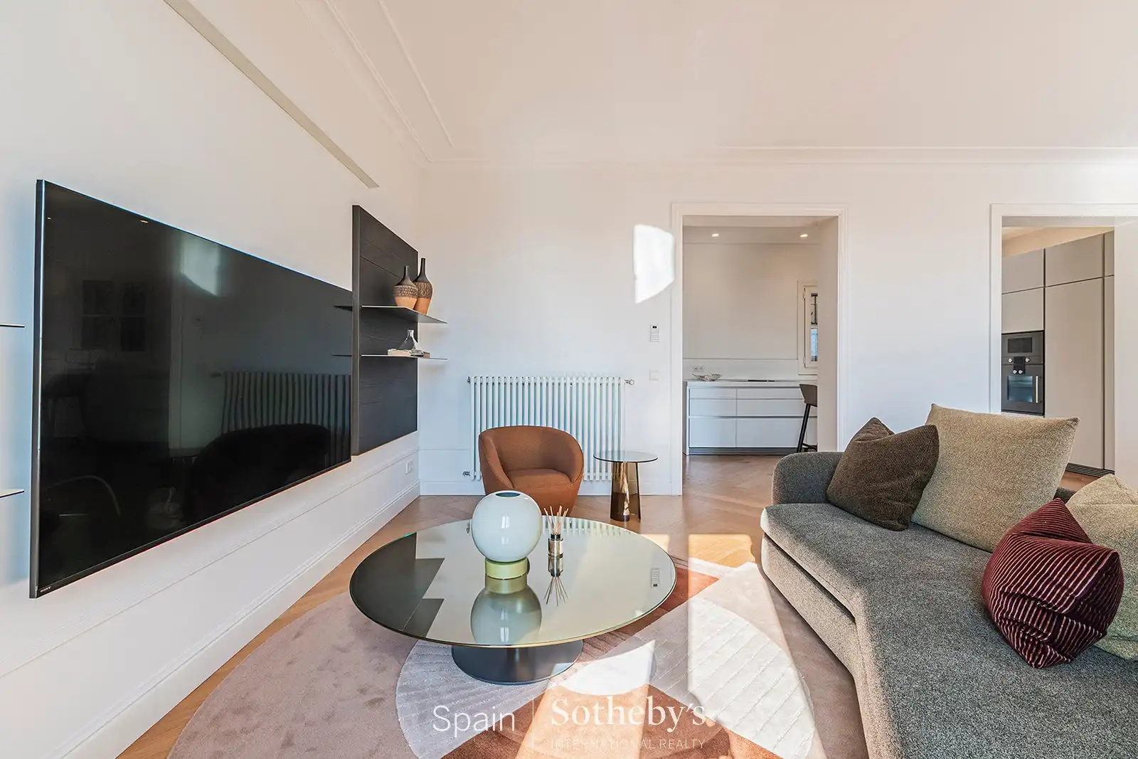 Wohnzimmer von Wohnungen zum Verkauf in Barcelona mit Klimaanlage, Heizung und Abstellraum
