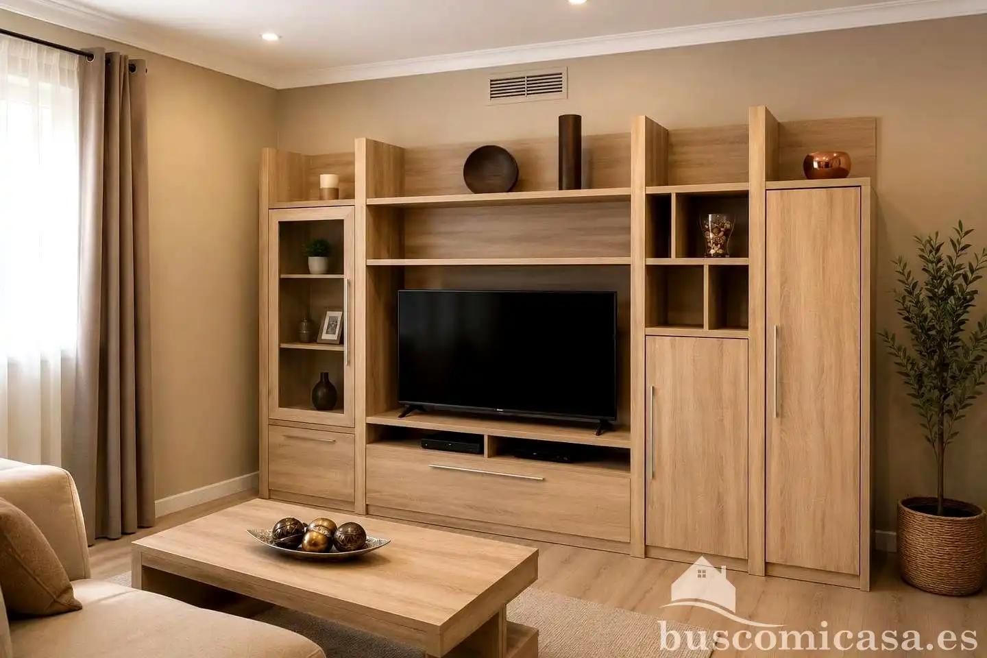 Living room of Ground floor for sale in Linares  with Air Conditioner, Parquet flooring and Furnished