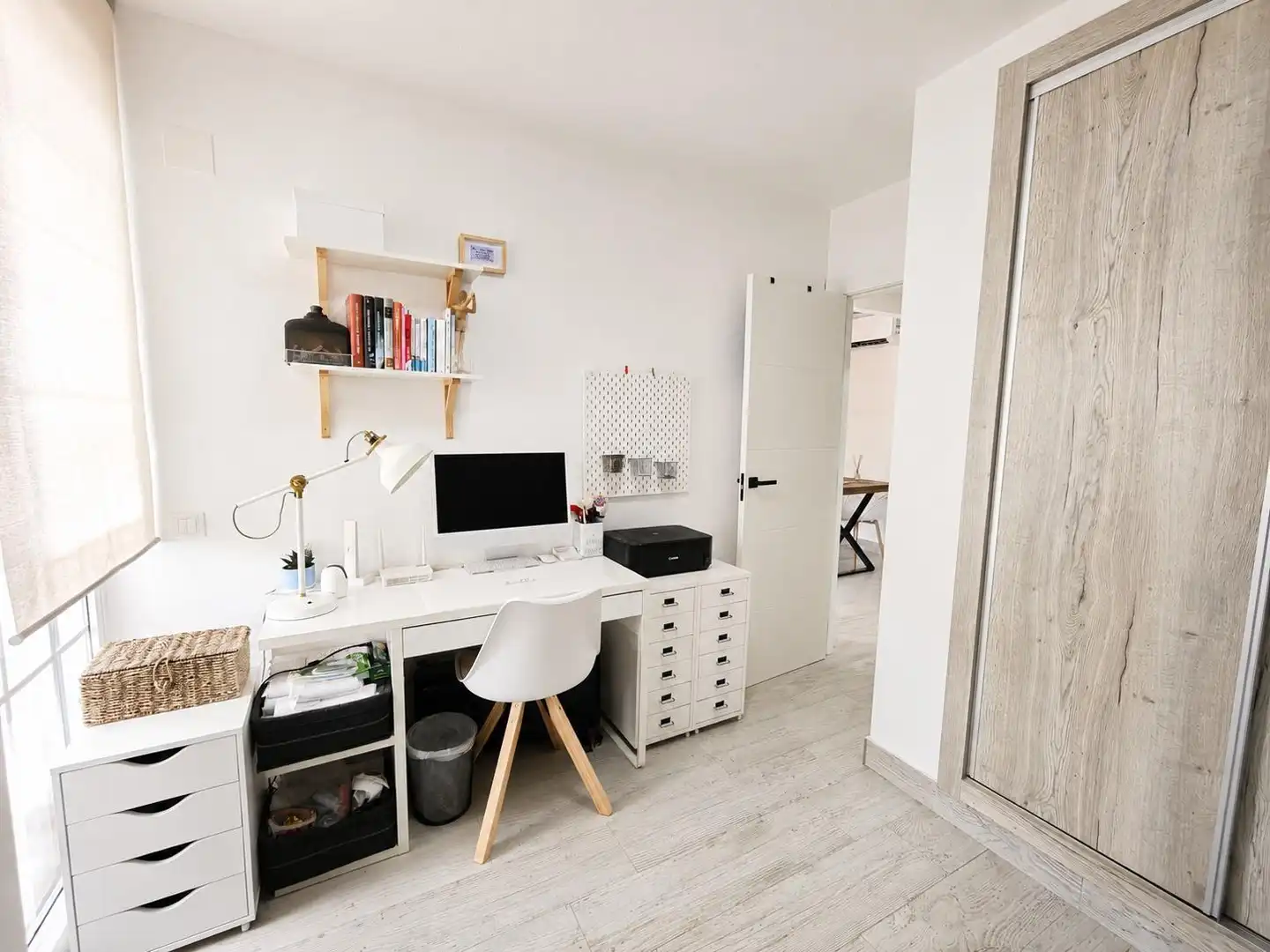 Bedroom of Flat for sale in Santa Pola  with Air Conditioner, Heating and Parquet flooring