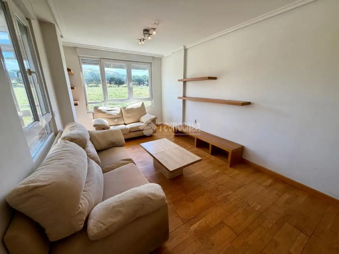 Wohnzimmer von Wohnung zum Verkauf in León Capital  mit Heizung, Parkett und Terrasse