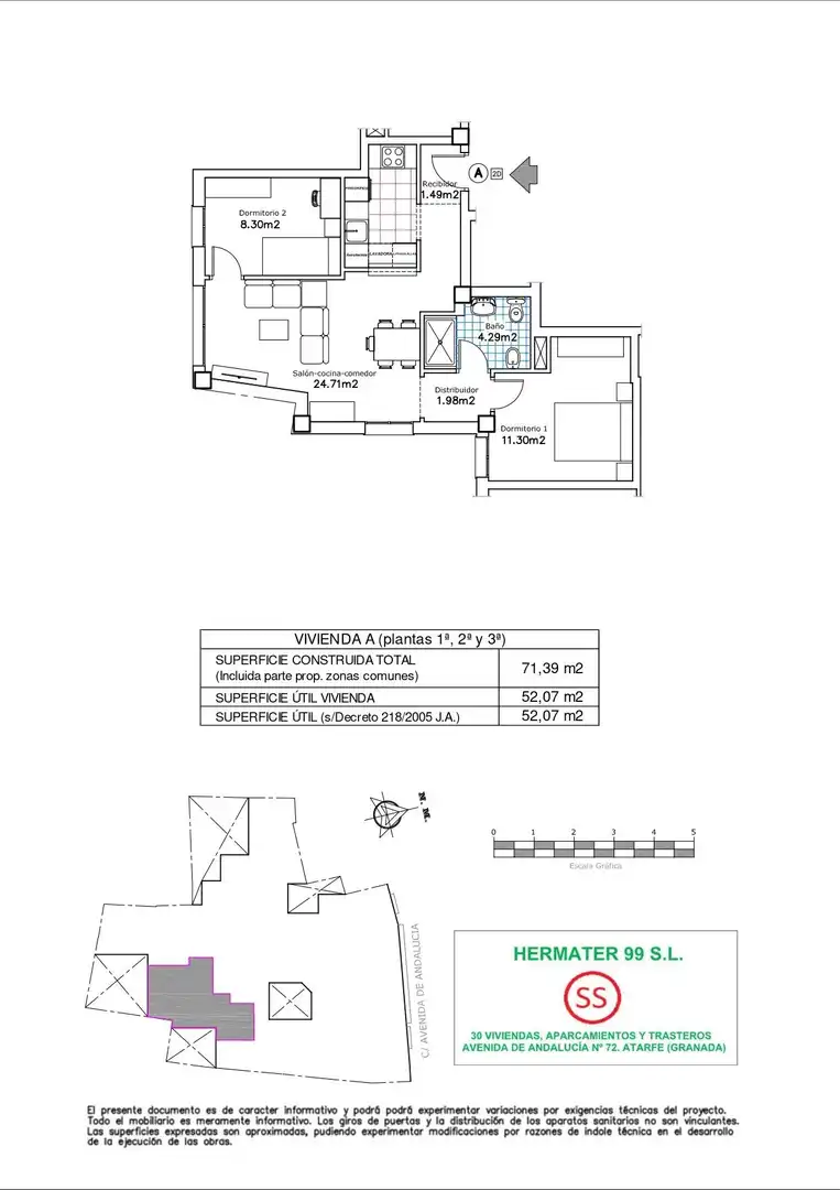 Flat for sale in Atarfe