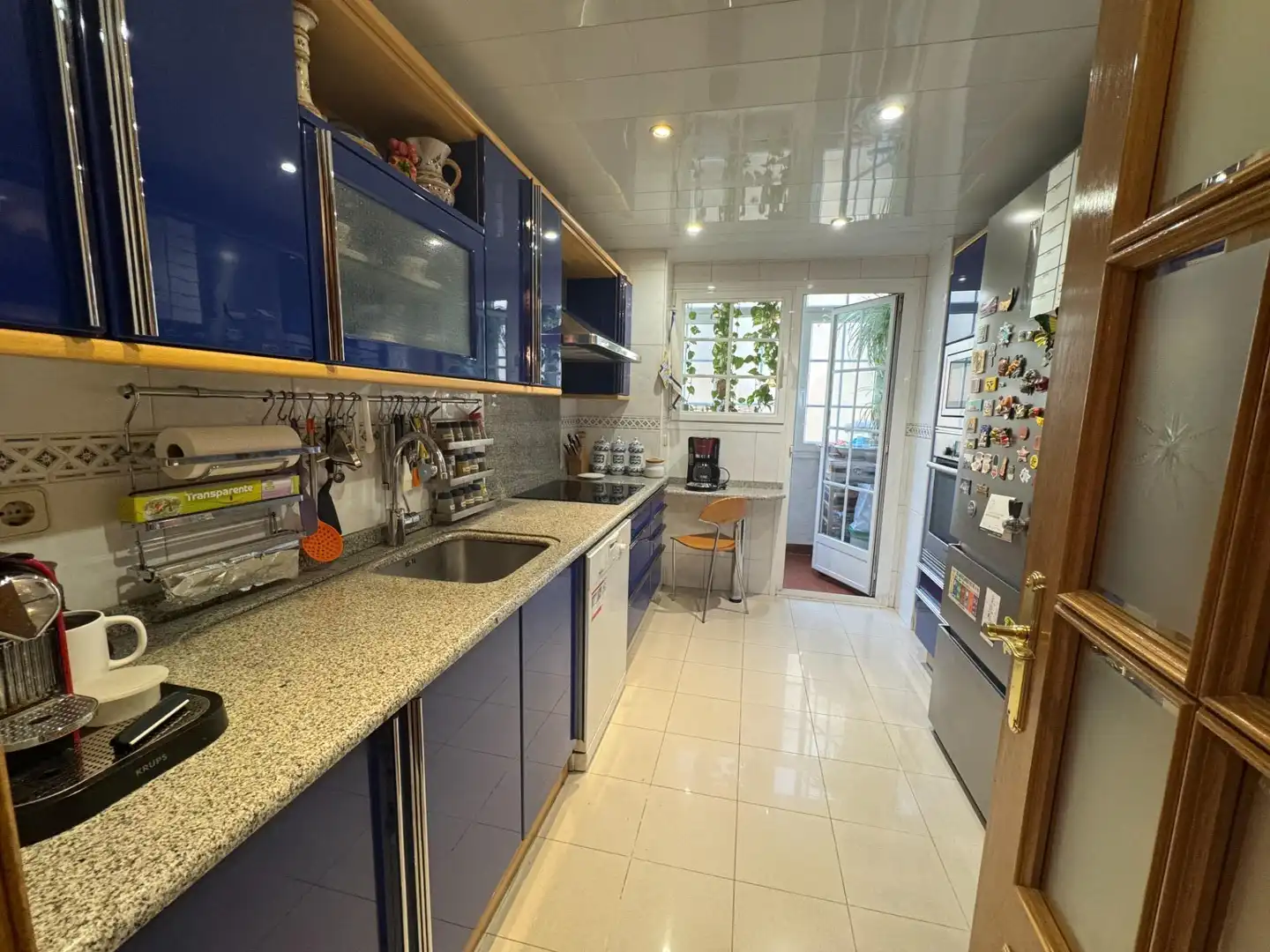 Kitchen of Flat for sale in Madrid  with Air Conditioner, Heating and Terrace