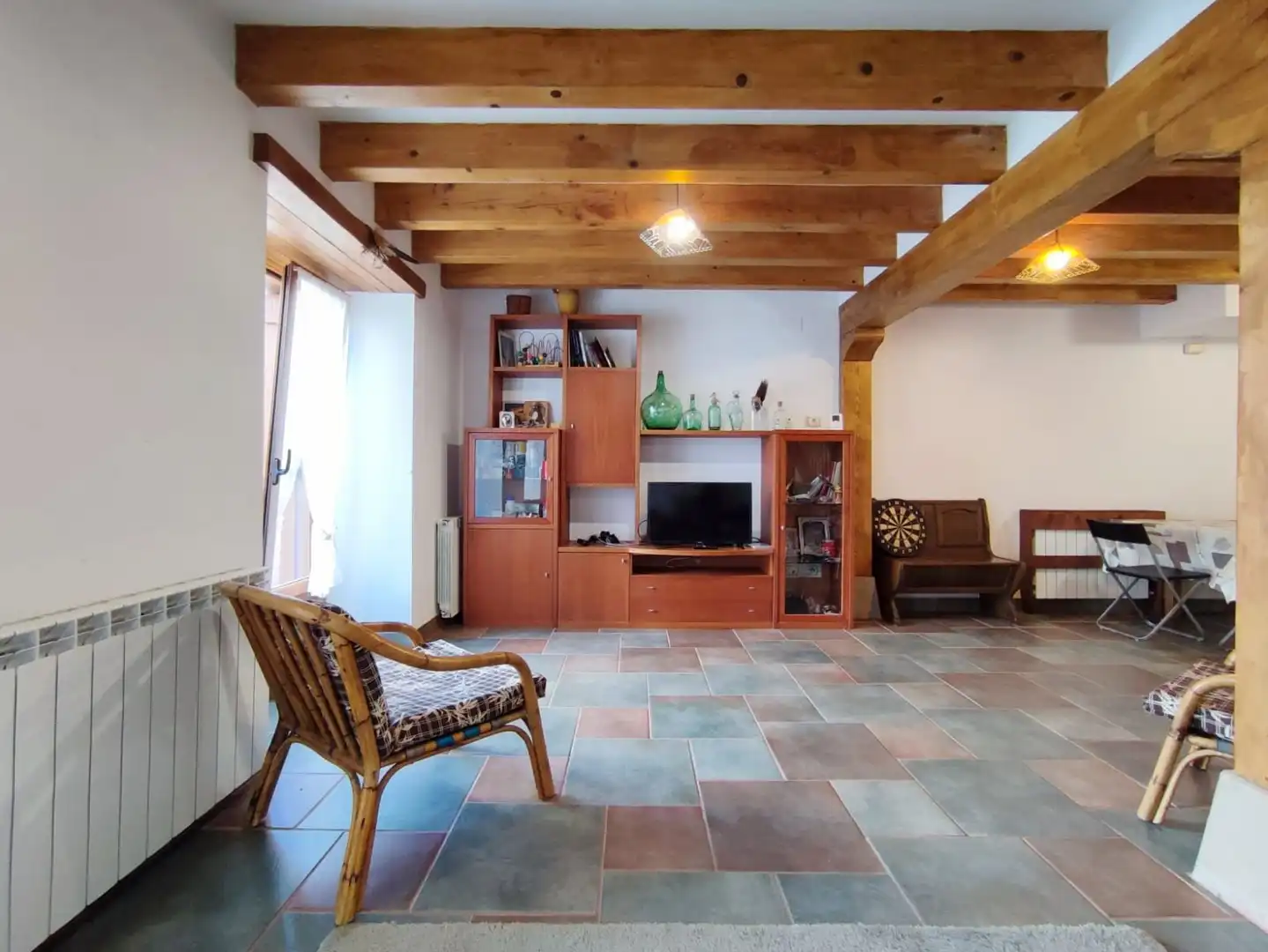 Sala de estar de Casa o chalet en venta en Auritz / Burguete con Calefacción, Terraza y Trastero