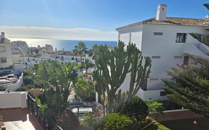 Exterior view of Flat for sale in Benalmádena  with Air Conditioner, Private garden and Parquet flooring