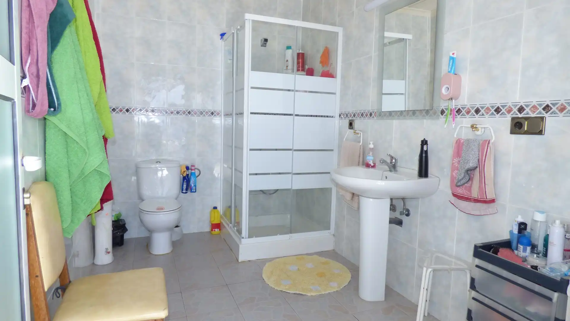 Baño de Casa o chalet en venta en Fuente Álamo de Murcia con Aire acondicionado, Trastero y Amueblado