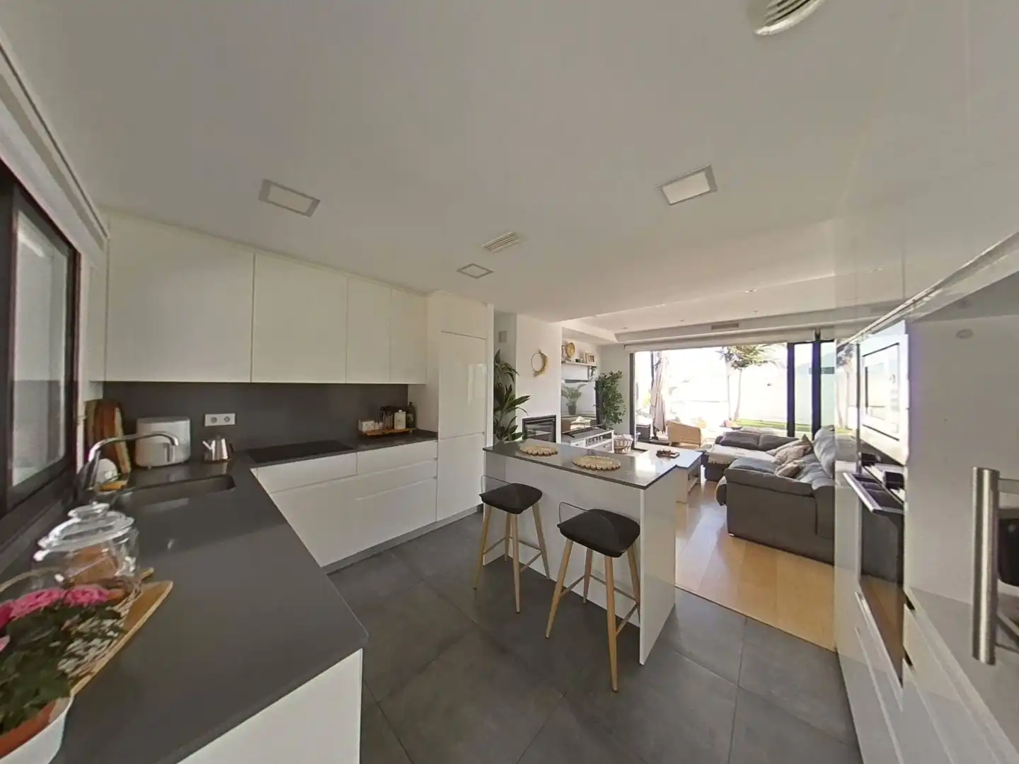 Cocina de Casa adosada en venta en Alhaurín de la Torre con Aire acondicionado, Jardín privado y Terraza