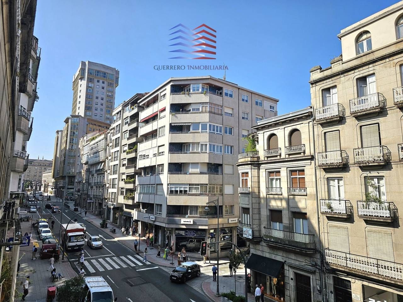 Exterior view of Flat for sale in Ourense Capital   with Heating, Parquet flooring and Terrace