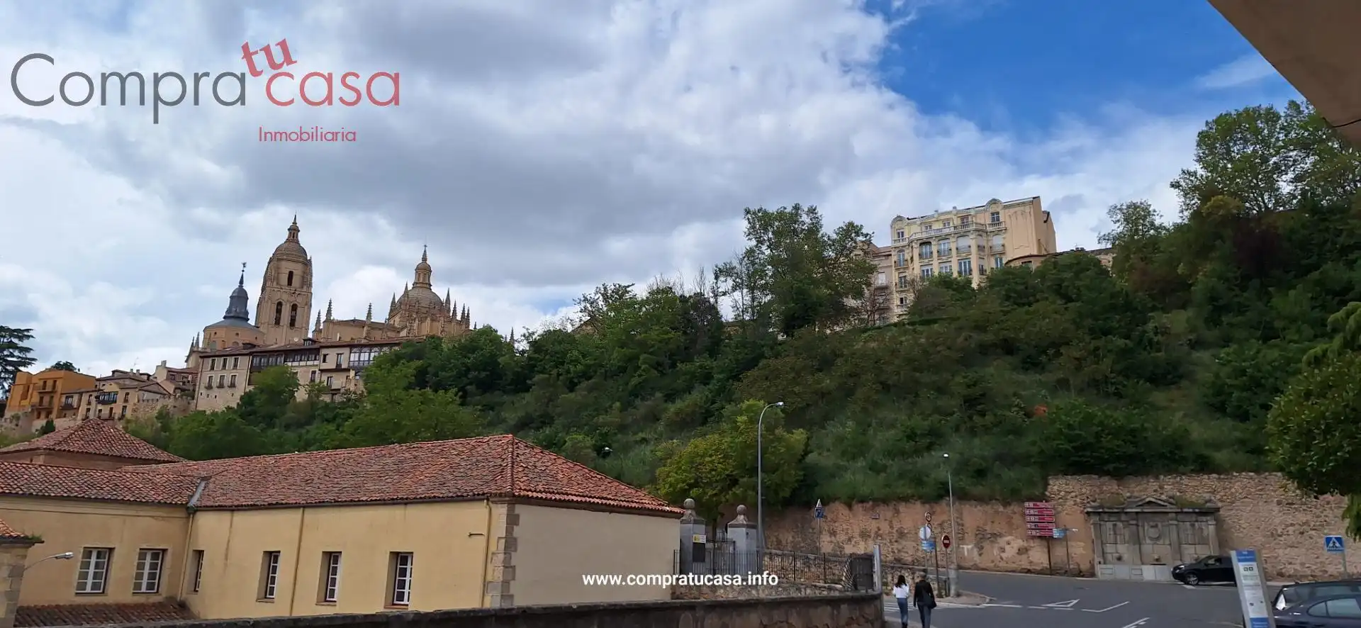 Vista exterior de Piso en venta en Segovia con Aire acondicionado, Calefacción y Parquet