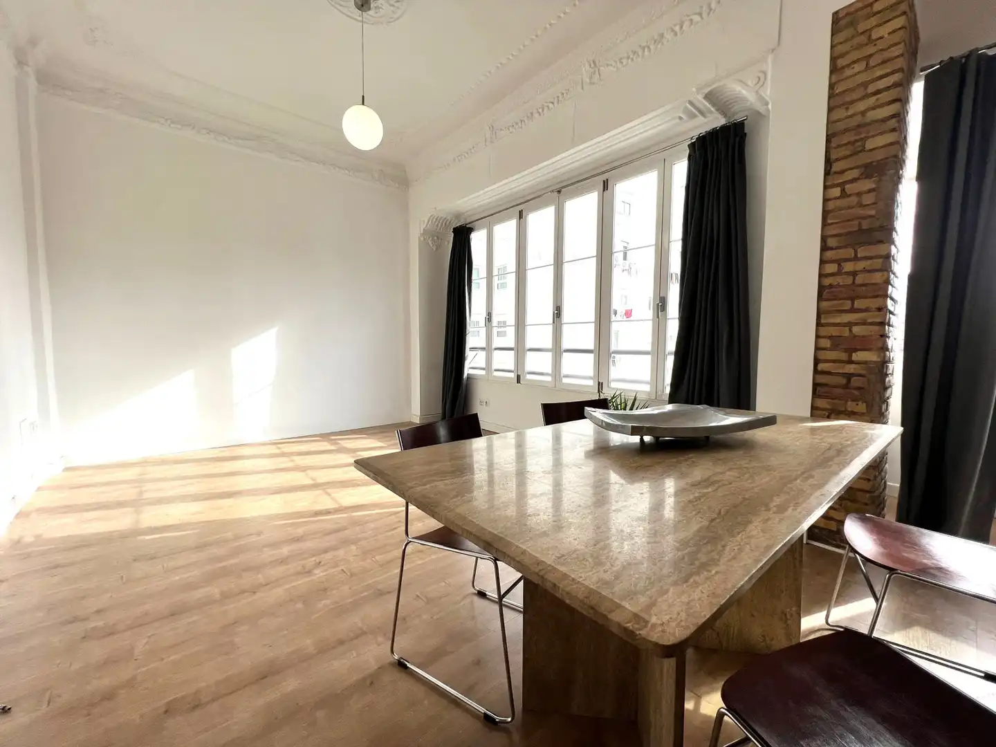 Comedor de Piso de alquiler en Valencia con Aire acondicionado, Calefacción y Amueblado