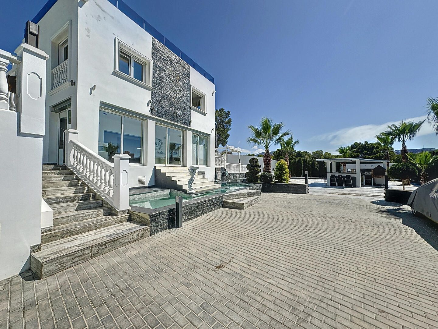 Vista exterior de Casa o xalet en venda en Moraira
