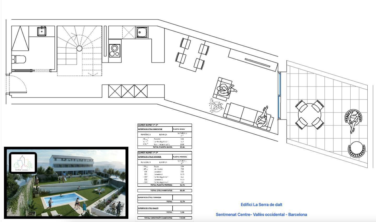 Duplex for sale in Sentmenat