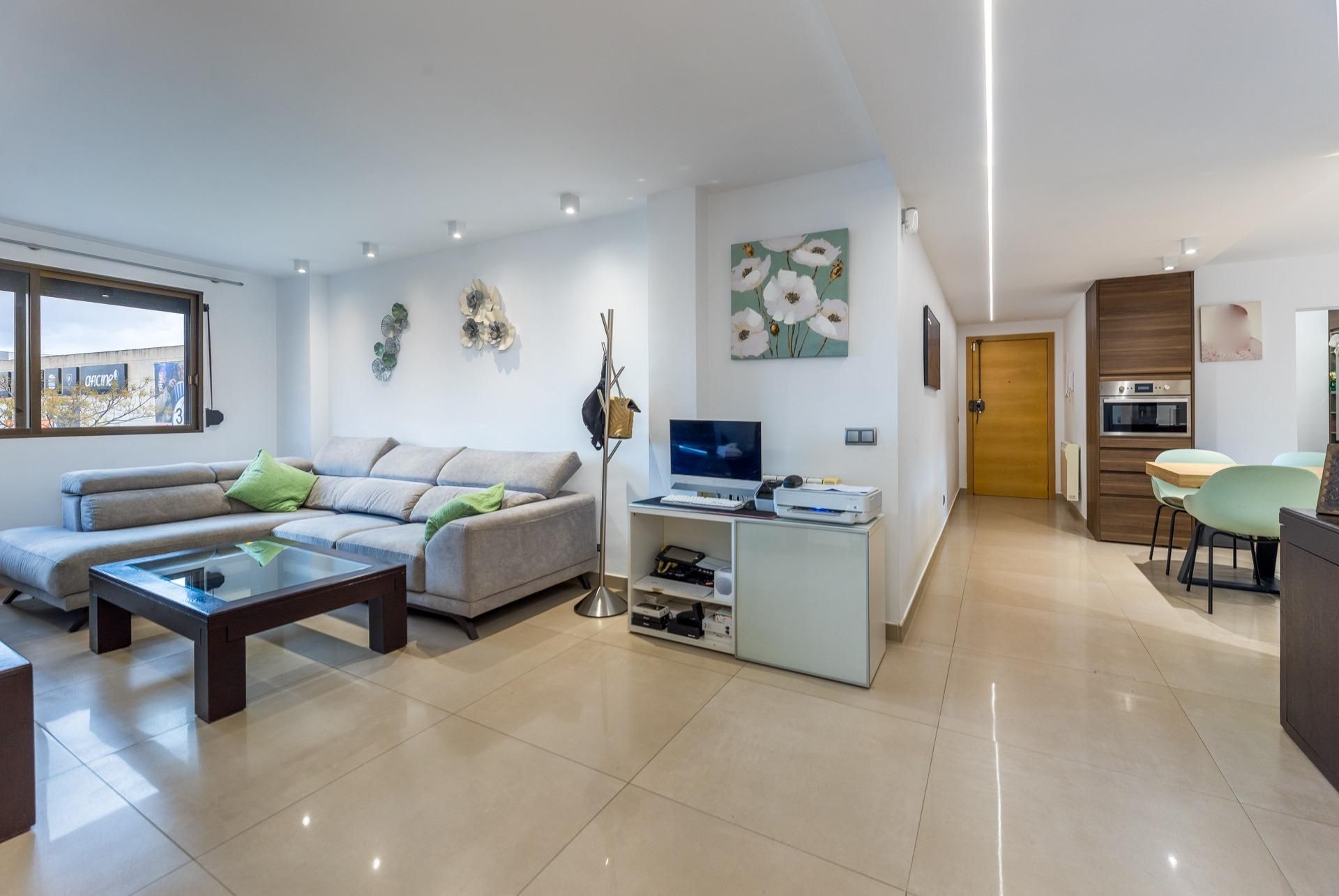 Sala d'estar de Pis en venda en  Palma de Mallorca amb Aire condicionat, Calefacció i Balcó